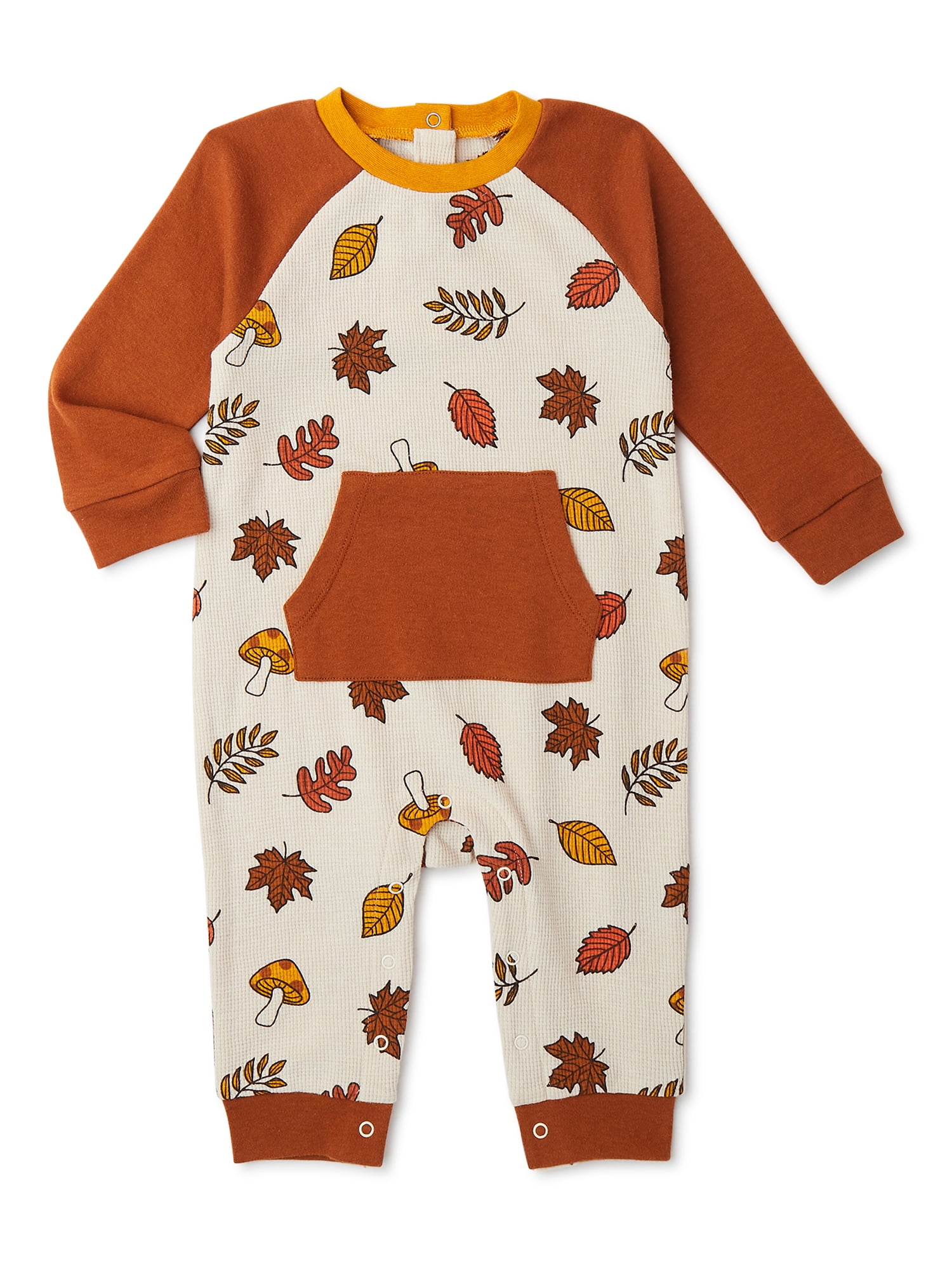 Fall Baby Boys Long Sleeve Romper, Sizes 0M - 24M