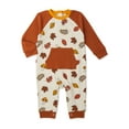 thumbnail image 1 of Fall Baby Boys Long Sleeve Romper, Sizes 0M - 24M, 1 of 3