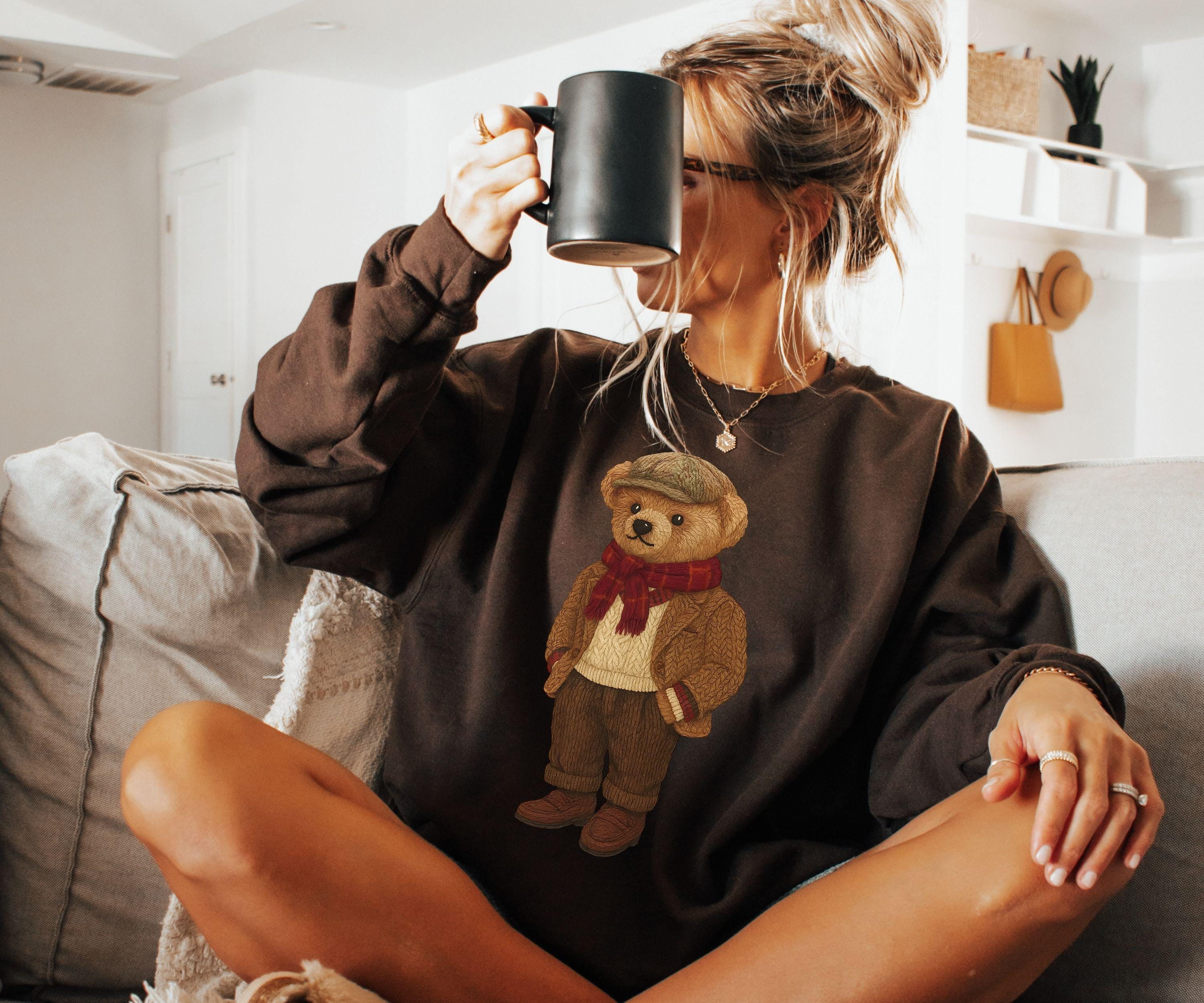 Preppy bear sweatshirt main image 0