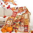 thumbnail image 1 of Fall Blanket Pumpkin Throw Blanket Red Truck Maple Leaf Autumn Harvest Fleece Blankets Thanksgiving Decor Gift Fall Decor Flannel Blankets for Couch Sofa Bedroom 50"x40", 1 of 6