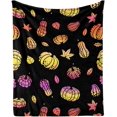 thumbnail image 1 of Fall Blanket for Women Men, Cute Autumn Themed Design Printed Throw Blankets for Teens Adults Lap, Couch Bed, Warm Soft Cozy Blanket, 60"x 80", 1 of 6