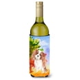 thumbnail image 1 of Fall Blenheim Cavalier Spaniel Wine Bottle Beverage Insulator Hugger, 1 of 1