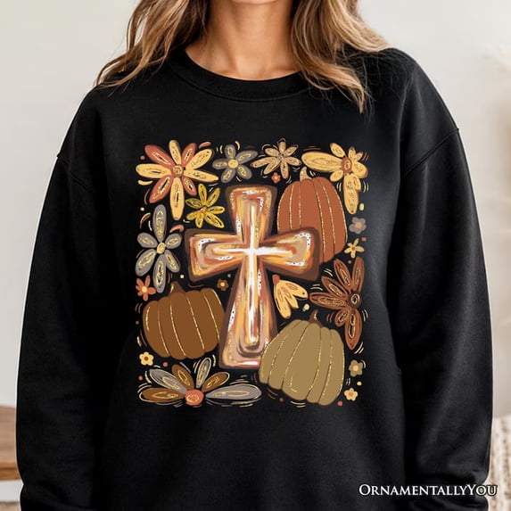 Fall Blessings Sweatshirt Autumn Christian Faith Religious Gift Top ...