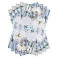 thumbnail image 1 of Fall Blue Grey Pumpkins Kitchen Towels Set of 4, Water Absorbent Dish Towel, Thanksgiving Botanical Decorative Hand Towels - Quick Drying Cloth for Cooking Baking, 18x28 Inch, 1 of 8