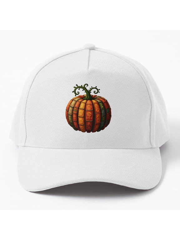 Fall Book Pumpkin Halloween Baseball Cap, Reading Hat Style