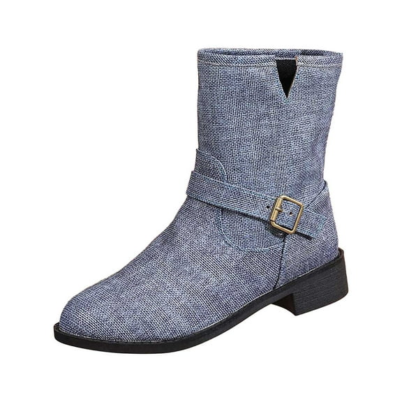 Fall Boots For Women Ankle Boots Warm Boots For Women Casual Winter Mid Calf Boots