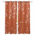 thumbnail image 1 of Fall Botanical Blackout Curtains for Bedroom Living Room Darkening Curtains 90 Inch Orange Autumn Maple Leaf Farmhouse Black Out Window Curtain Privacy Window Treatment Grommet Drapes 52"x90"x2, 1 of 9