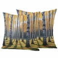 thumbnail image 1 of Fall Branch Trees Outdoor Waterproof Pillow Covers, Bare Root Tree Autumn Forest Decorative Square Throw Pillowcase Sofa Cushion Sham for Patio/Couch/Chair, 24"x24" 2 Pack, 1 of 8