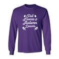 thumbnail image 1 of Fall Breeze & Autumn Leaves Adult Long Sleeve T-shirt, 1 of 3
