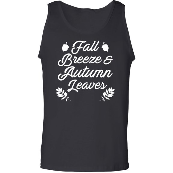 Fall Breeze & Autumn Leaves Adult Tank Top