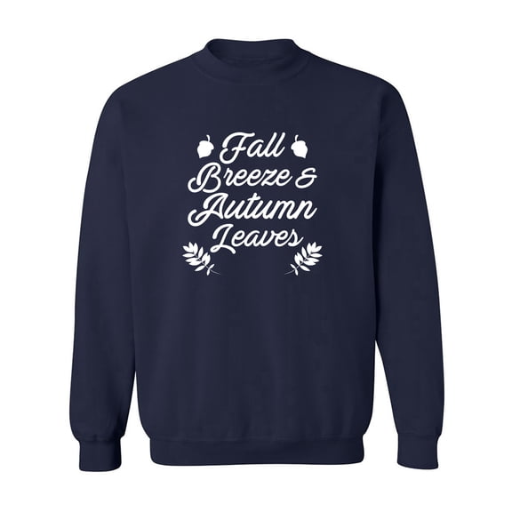 Fall Breeze & Autumn Leaves Crewneck Sweatshirt