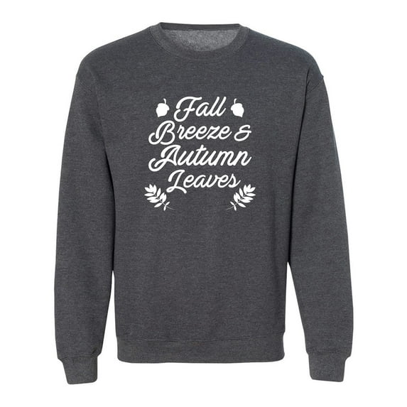 Fall Breeze & Autumn Leaves Crewneck Sweatshirt