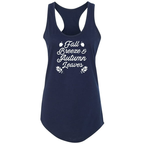 Fall Breeze & Autumn Leaves Racerback Tank