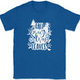 thumbnail image 1 of Fall Breeze and Autumn Leaves T-Shirt Thanksgiving Fall Holiday Gift Tee - Royal Blue, 3XL, 1 of 1