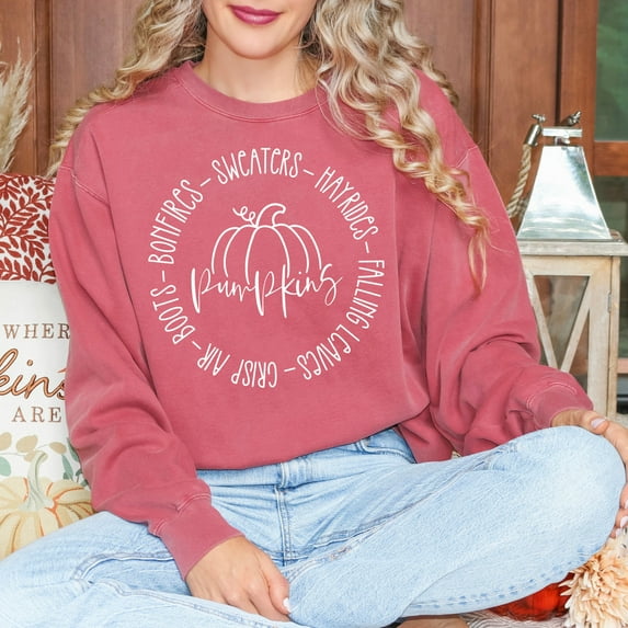Fall Bucket List | Garment Dyed Sweatshirt
