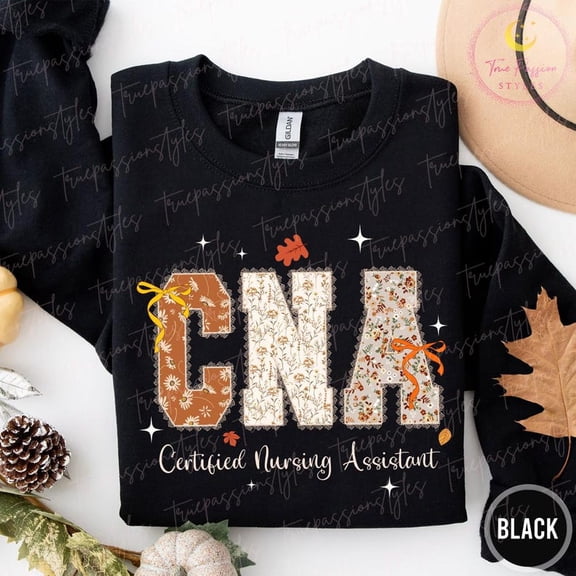 Fall CNA Sweatshirt, Certified Nursing Assistant Sweatshirt, Autumn CNA Sweatshirt T1380, F2986 Sweatshirt All Size S-5XL