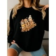 thumbnail image 1 of Fall Capybara Sweatshirt, Cute Cozy Season Shirt, Fall Sweatshirt Family Matching Fall Sweater, Autumn Animal Crewneck, Thanksgiving Gifts Sweatshirt, 1 of 2