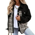 thumbnail image 1 of Fall Cardigans for Women Lightweight Fashion Women Casual Pockets Printed Long Sleeve Tops Jacket Plaid Coat Women Cardigans Sweater Hoodies, 1 of 9