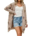 thumbnail image 1 of Fall Cardigans Women Over Warm Star Printing Long Sleeve Open Front Fashion Outwear Sweater Tops Outfits Clothes, 1 of 7