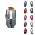 thumbnail image 1 of Fall Cardigans for Women 2025 Lightweight Long Sleeve Open Front Casual Plain Cardigan with Pockets Outerwear, 1 of 5