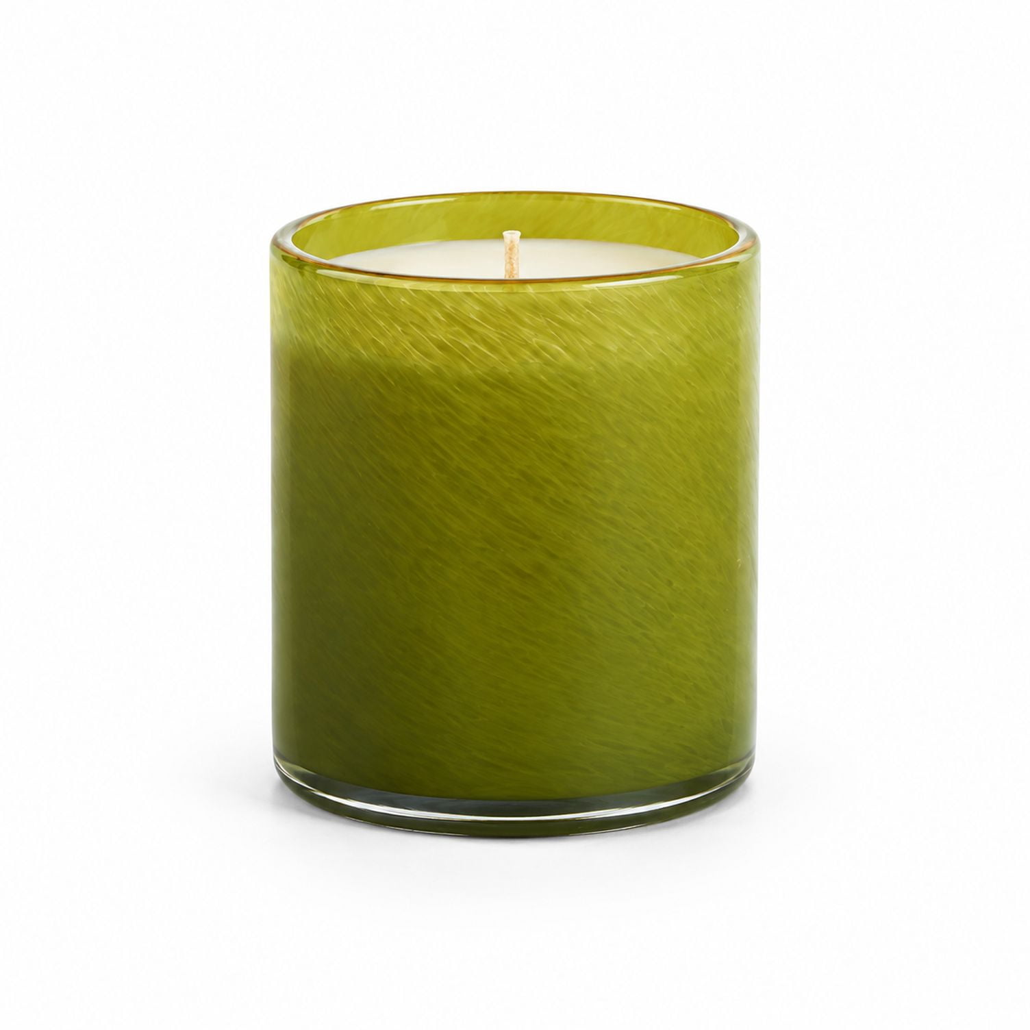 Fall Classic Pistachio Oud Candle, 6.5 oz, Soy Wax, Hand Blown Glass ...