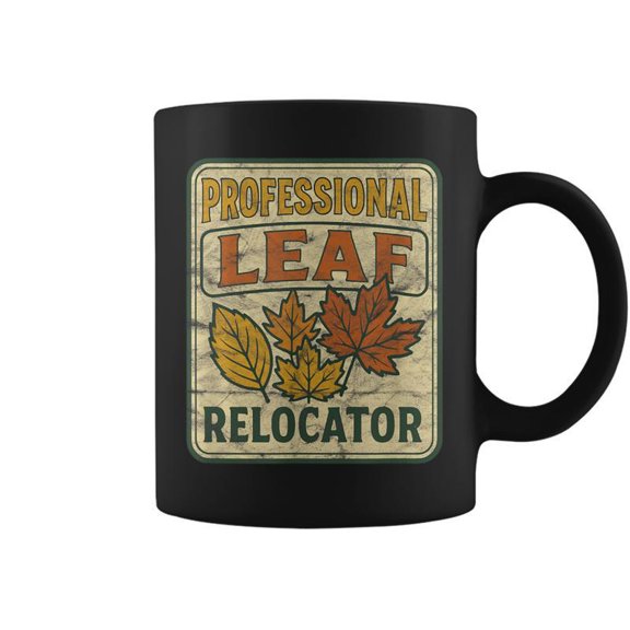 Fall Cleanup Crew Leaf Season Raking Meme Seasonal Chore Coffee Mugs