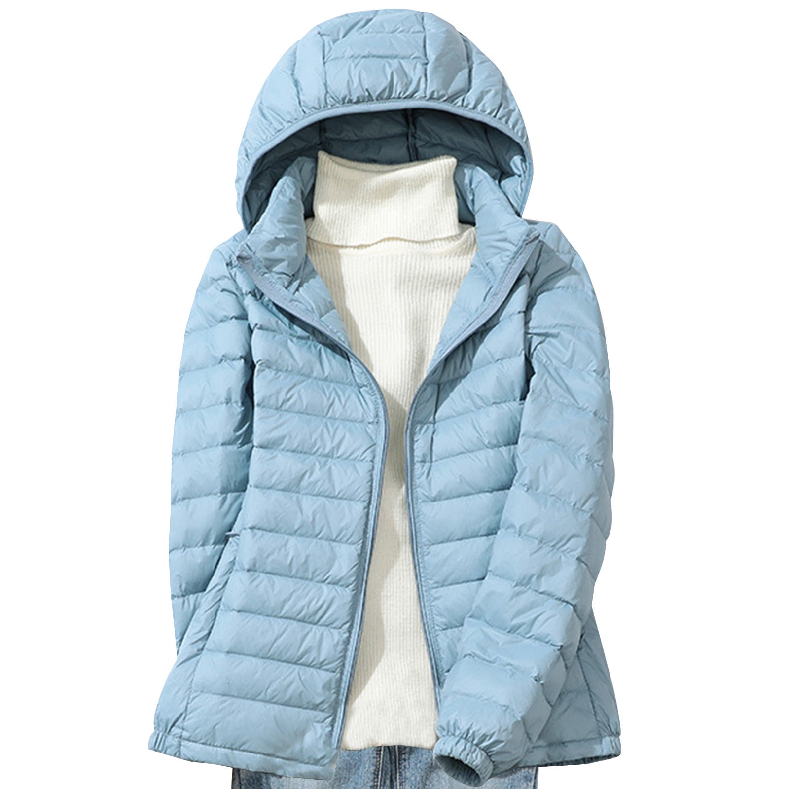 Columbia Blue 2-Tone Winter Coat Size L 2024