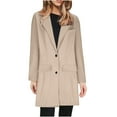 thumbnail image 1 of Fall Clearance Hfyihgf Women's Single Breasted Trench Coat Elegant Long Sleeve Notch Lapel Mid Long Suit Peacoats Winter Business Overcoat(Z1-Beige,3XL), 1 of 6