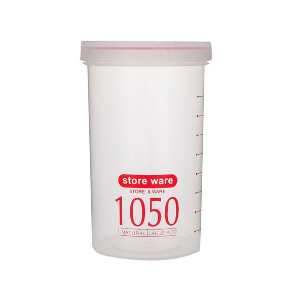 PRETXORVE Food Storage Containers with Lids, Airtight Food Storage Containers, Transparent Food Storage Snack Cans Plastic Grain Storage Sealed Cans