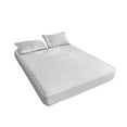 thumbnail image 1 of PRETXORVE Mattress, Mattress Pad, Summer Cool Sense Of Silk Bed Sheet Set Of Three Of Ice Silk Hats for Double Bed Bedroom Bed, 1 of 6
