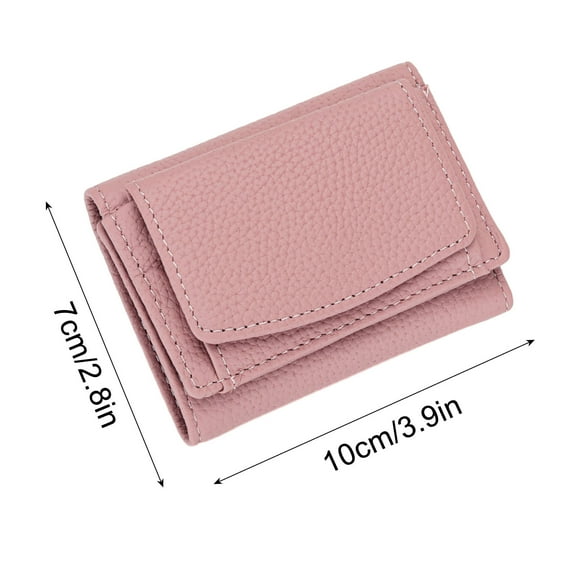 PRETXORVE Wallet, Card Pouch, Wallet Mini Small Wallet Women's Ultra-thin Top Layer Cowhide