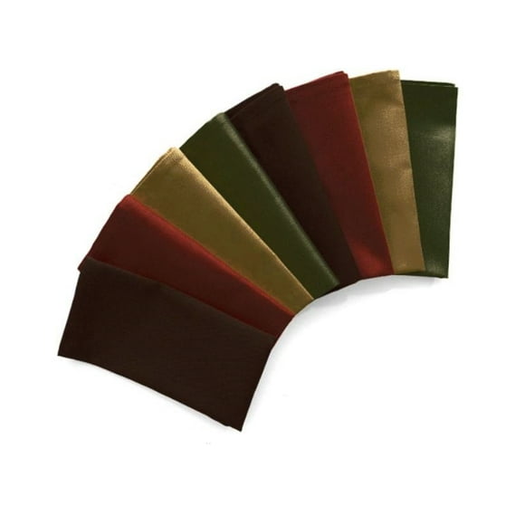 Fall Cloth Dinner Napkins 8 Piece Set Thanksgiving Reusable Multi-Color Natco