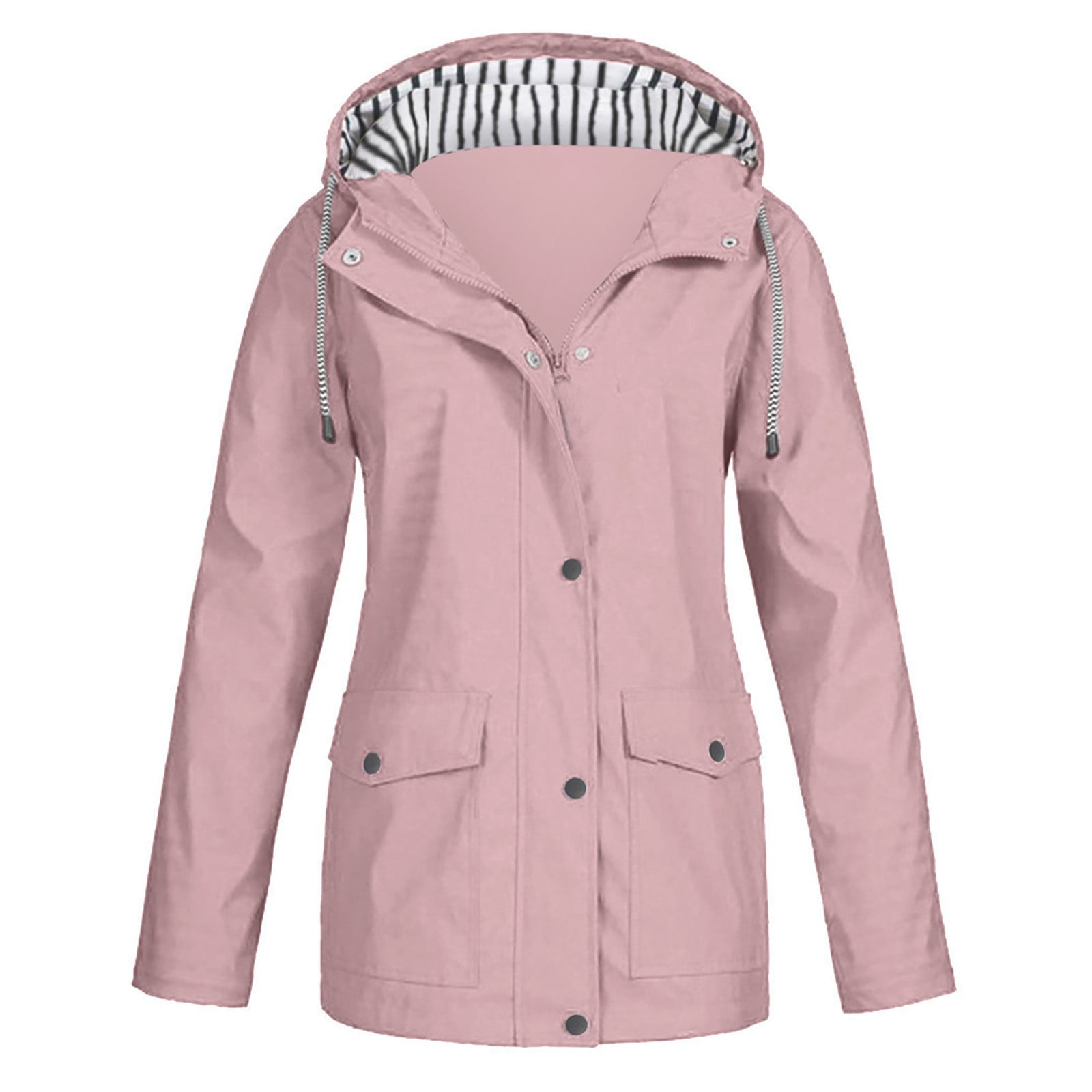 Fall Clothes for Women 2022,Clearance Womens Solid Rain Jacket Outdoor ...