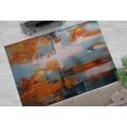 thumbnail image 1 of Fall Color Rugs, Thick Rugs, Contemporary Rug, Dining Room Rugs, Indoor Rug, Modern Rug, Gift Rug, Classic Rug, Farmhouse Rug, Printed Rug, 2.6'x5' - 80x150 cm, 1 of 8