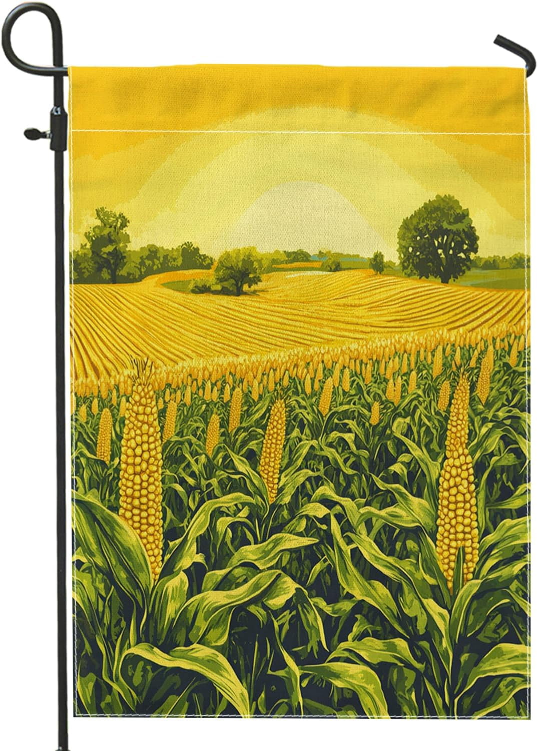 Fall Corn Field Harvest Garden Flags 12”x18” Double Sided for Outside ...