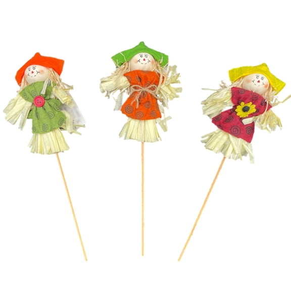 Fall Craft Kits Scarecrow Crafts Paperboard DIY Ornaments for Kids Halloween Thanksgiving Craft Supplies Autumn Projects Fun Art Toys for Home Classroom Game Activities, 3 Pcs for Random