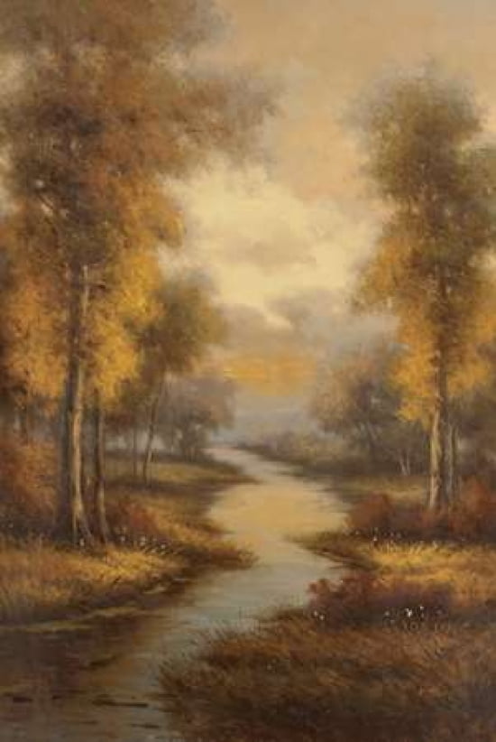 Fall Creek Canvas Art - Pierre (12 x 18)