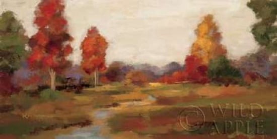 Fall Creek Canvas Art - Silvia Vassileva (24 x 48)