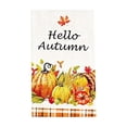 thumbnail image 1 of Fall Crop Pumpkins Kitchen Towels Cotton with Absorbent Terrycloth Decorative Kitchen Towels 16x28in, 1 of 6