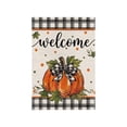 thumbnail image 1 of Fall Cross Pumpkin Garden Flag for Outside 12x18 Inch | Weather Resistant, Double-Sided Small Yard Flag, Features Pumpkins Religious Cross for Outdoor Seasonal Fall Decor (D), 1 of 6