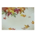 thumbnail image 1 of Fall Cutting Board, Silhouettes of Maple Tree Leaves in Pastel Colors Classical Shady Nature Graphic Image, Decorative Tempered Glass Cutting and Serving Board, Small Size, Multicolor, by Ambesonne, 1 of 1
