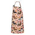 thumbnail image 1 of Fall Dachshund and Pumpkin Apron-Garden Aprons for Women with Pockets-Cotton Linen Waterproof Kitchen Cooking Gardening Aprons Adjustable for Kitchen,Cooking,BBQ and Salon 33x27 Inch, 1 of 7