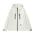 thumbnail image 1 of Lightweight Rain Jacket Men Waterproof Windbreaker Outdoor Hiking Hooded Coats Packable, 1 of 9