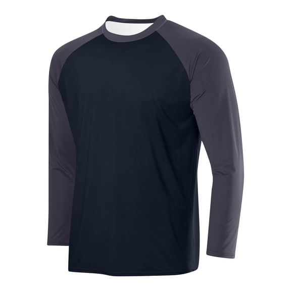 Under $10 Mens Long Sleeve Raglan Baseball Tee Shirts Full Length Jersey Casual Stylish Vintage Fashionable Lightweight Tops