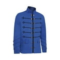 thumbnail image 1 of Under $10 Mens Medieval Jacket Court Prince Jacket Vintage Gothic Jackets Stand Collar Coat Slim Fit Blazer Jackets, 1 of 4