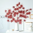 thumbnail image 1 of Fall Decor 23.62in Artificial Maple Leaves Branches Fake Autumns Maple Leaves Stems Tree Branches- 3 Colors Optional Creating The Beauty Of Home Halloween Autumns Harvests Wedding Decoration, 1 of 7