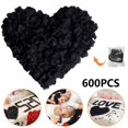 thumbnail image 1 of Fall Decor, 600 Pack Cyenie Artificial Rose Petals, Silk Flower Petals for Bridal Wedding, Romantic Valentine Home Decoration (Black), 1 of 9