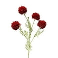 thumbnail image 1 of Fall Decor - Dienrx Faux Pompon Mum Artificial Flowers Rustic Chrysanthemums with Stems for Wedding Filler Diy Bouquet Centerpieces Terracotta Arrangements Decorations, 4 Autumn Chrysanthemums*1, 1 of 1
