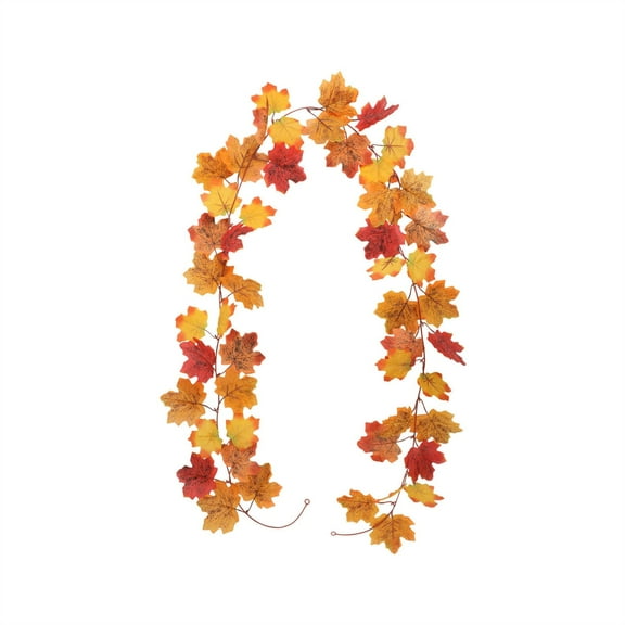Fall Decor,Fall Garland,Fall Leaves Garlandfall Kitchen Decor,Fall Leaves Decor,Artificial Maple Leaf Autumn Hanging Fall Vines Thanksgiving Decorations Fall Decor,78.74inch