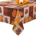thumbnail image 1 of Fall Decor, Fall Tablecloth, Autumn Checkered Table Cloth, Rectangle Fall Pumpkin Maple Leaf Holiday Table Decor for Home, 60X84 Inch, 1 of 6